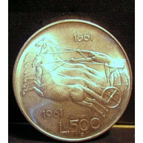 500 Lire 1961 Unità...