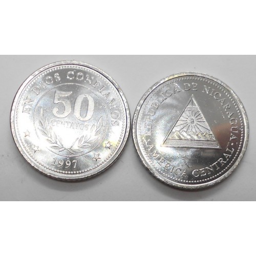 NICARAGUA 50 Centavos 1997