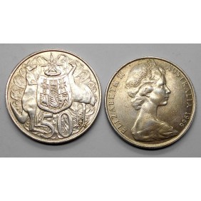 AUSTRALIA 50 Cents 1966 AG