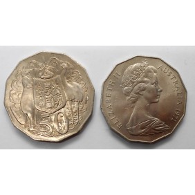 AUSTRALIA 50 Cents 1971