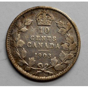 CANADA 10 Cents 1903 AG...