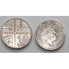 GREAT BRITAIN 5 Pence 2013