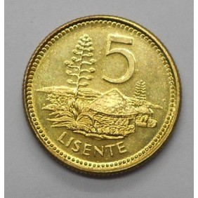 LESOTHO 5 Lisente 1998
