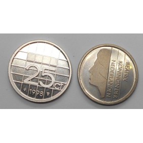 NETHERLANDS 25 Cents 1998