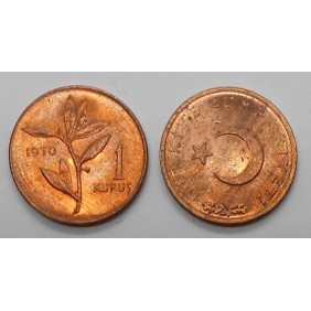 TURKEY 1 Kurus 1970