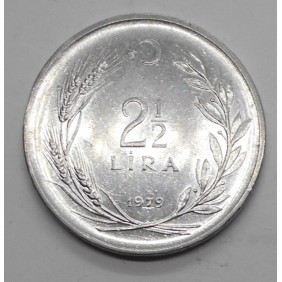 TURKEY 2 1/2 Lira 1979
