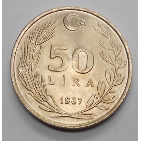 TURKEY 50 Lira 1987