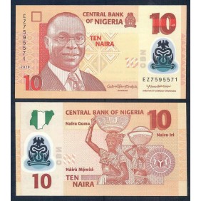 NIGERIA 10 Naira 2020 Polymer