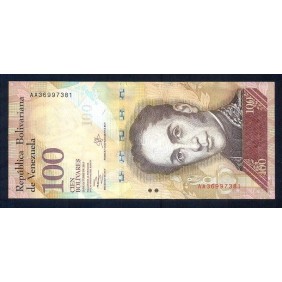 VENEZUELA 100 Bolivares 2013