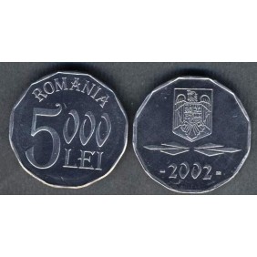 ROMANIA 5000 Lei 2002