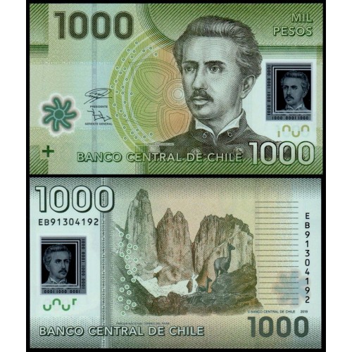 CHILE 1000 Pesos 2019 Polymer