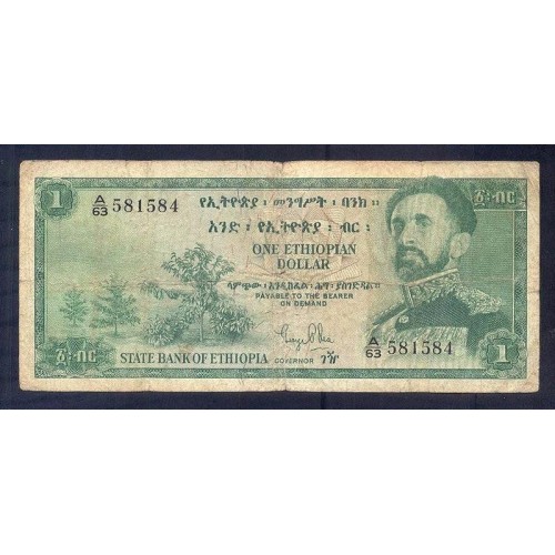 ETHIOPIA 1 Dollar 1961