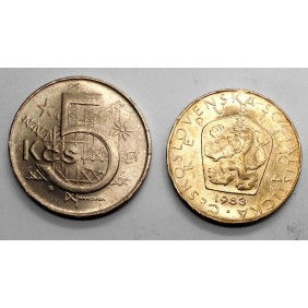 CZECHOSLOVAKIA 5 Korun 1983