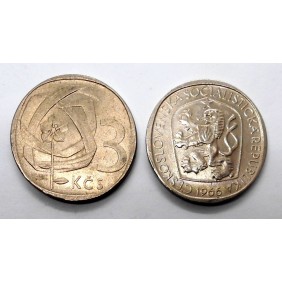 CZECHOSLOVAKIA 3 Koruny 1966