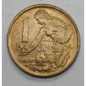 CZECHOSLOVAKIA 1 Koruna 1969