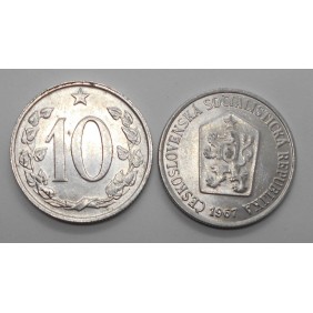 CZECHOSLOVAKIA 10 Haleru 1967