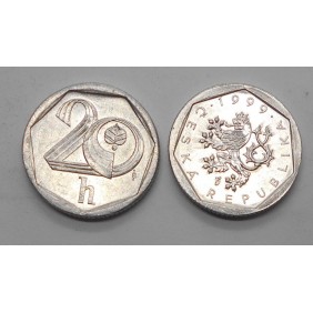 CZECH REPUBLIC 20 Haleru 1999