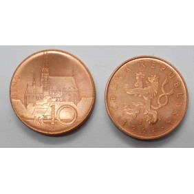 CZECH REPUBLIC 10 Korun 1996