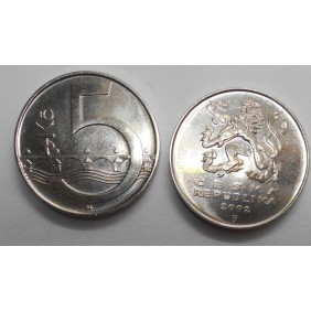 CZECH REPUBLIC 5 Korun 2002
