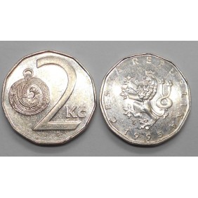 CZECH REPUBLIC 2 Koruny 1995