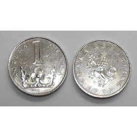 CZECH REPUBLIC 1 Koruna 1993