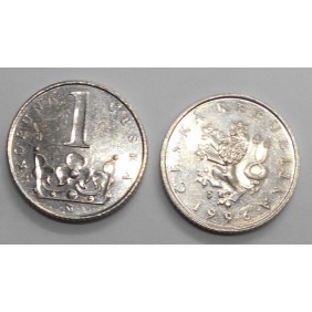 CZECH REPUBLIC 1 Koruna 1996