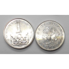 CZECH REPUBLIC 1 Koruna 2000