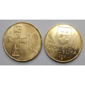 SLOVAKIA 10 Koruna 2003