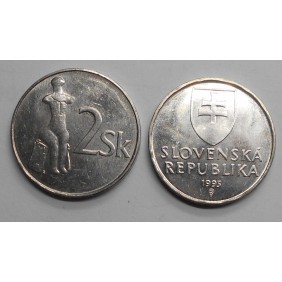 SLOVAKIA 2 Koruna 1995