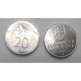 SLOVAKIA 20 Halierov 1998