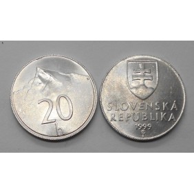 SLOVAKIA 20 Halierov 1999