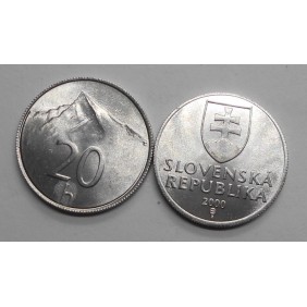 SLOVAKIA 20 Halierov 2000