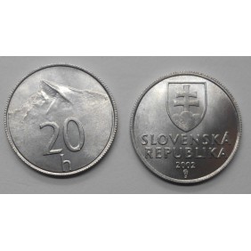 SLOVAKIA 20 Halierov 2002