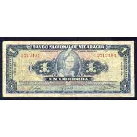 NICARAGUA 1 Cordoba 1954