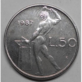 50 Lire 1987 - 7  da serie...
