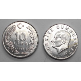 TURKEY 10 Lira 1985