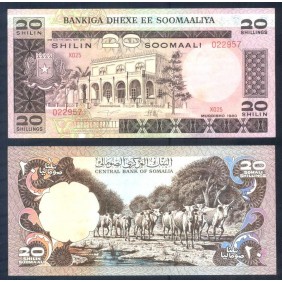 SOMALIA 20 Shillings 1980