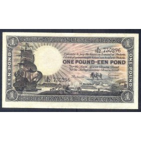 SOUTH AFRICA 1 Pound 1947