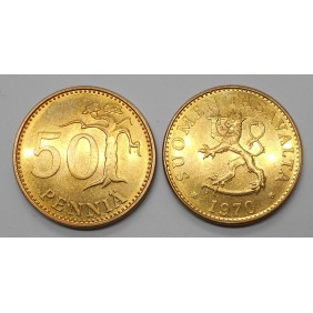 FINLAND 50 Pennia 1970