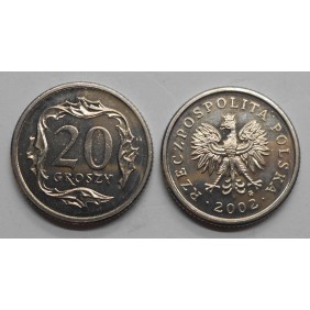 POLAND 20 Groszy 2002