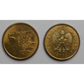 POLAND 5 Groszy 2002