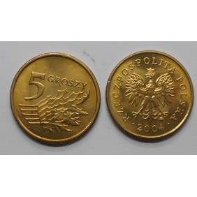 POLAND 5 Groszy 2004