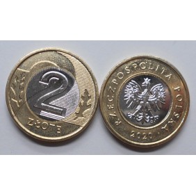 POLAND 2 Zlote 2020 Bimetallic