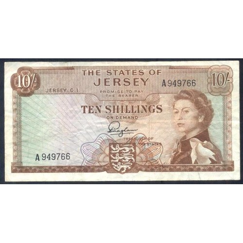 JERSEY 10 Shillings 1963
