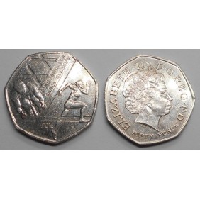 GREAT BRITAIN 50 Pence 2014...