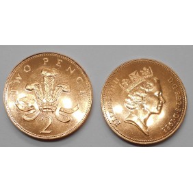 GREAT BRITAIN 2 Pence 1988