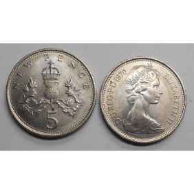 GREAT BRITAIN 5 Pence 1970