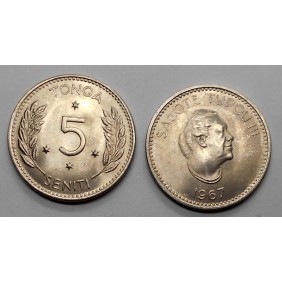 TONGA 5 Seniti 1967