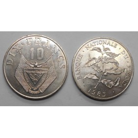 RWANDA 10 Francs 1985