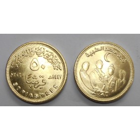 EGYPT 50 Piastres 2021...